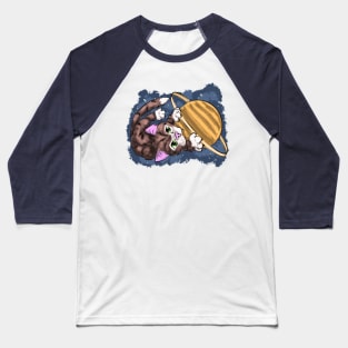 Cat in space Baseball T-Shirt